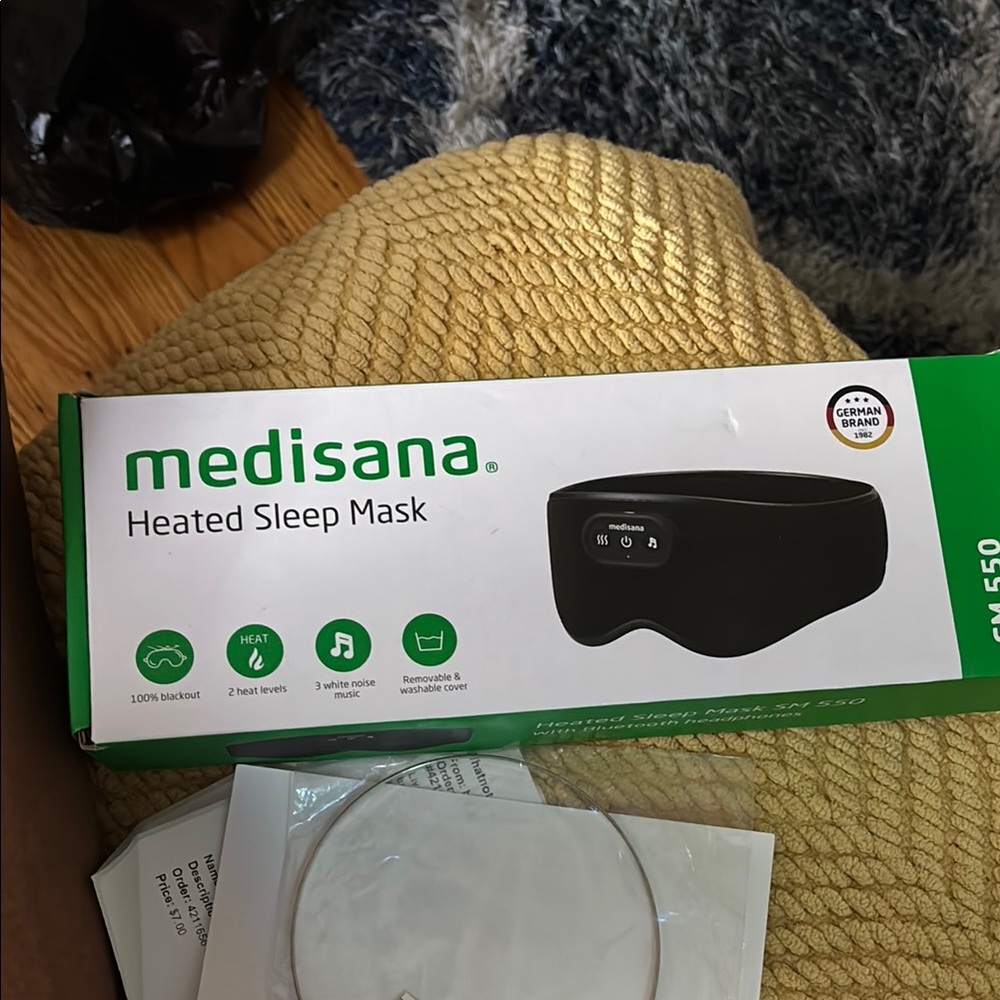 Black Ergonomic Sleep Mask